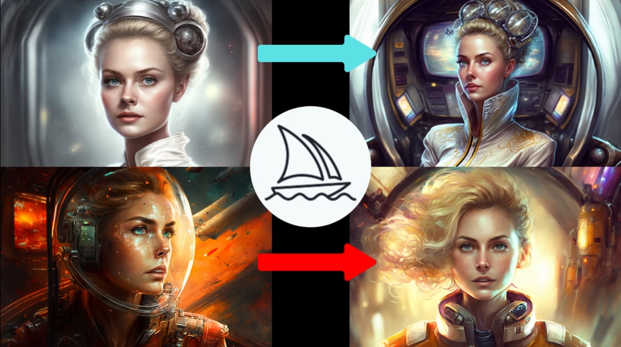 Midjourney V4实现连续性的人物创作:漫画,故事,动画 操作教程 参数设置