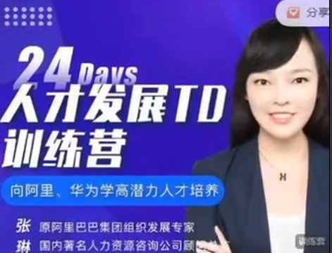 张琳:24天人才发展TD训练营6期