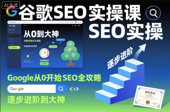 谷歌SEO实操课,Google从0开始SEO全攻略,逐步进阶到大神 谷歌SEO实操课,Google从0开始SEO全攻略,逐步进阶到大神