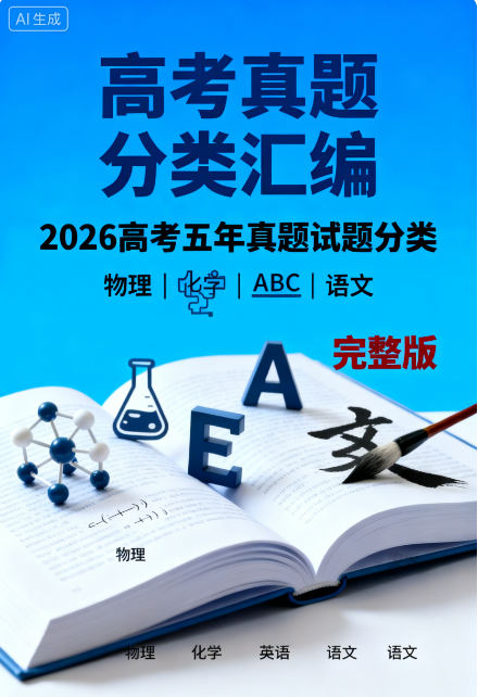 高考真题 分类汇编 2026 高考 五年真题 试题分类--物理化学英语语文四科(完整版)