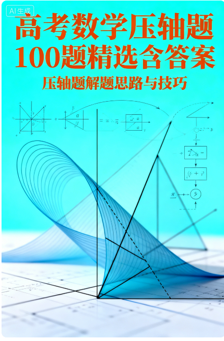 高考数学压轴题 100 题精选含答案（97页完整纯净word版+pdf版）