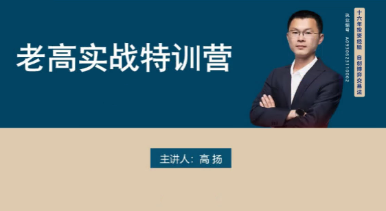 高扬交易课程线下课第五期老高博弈实战课