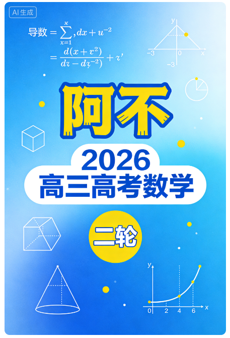 阿不 2026高三高考数学 二轮 百度网盘