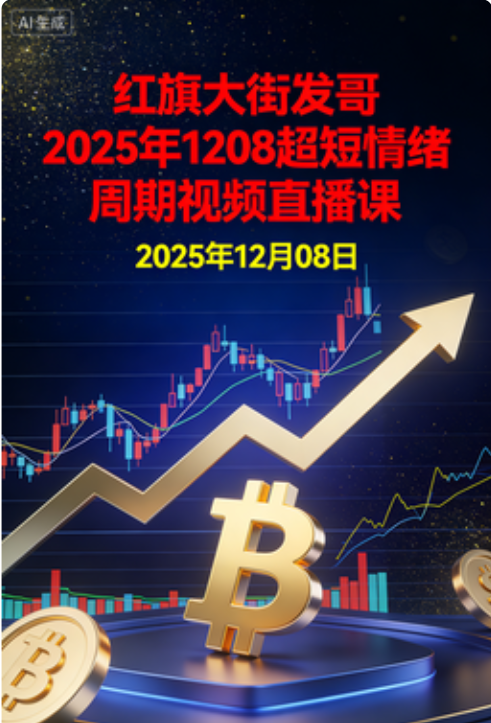 红旗大街发哥2025年1208超短情绪周期视频直播课视频 1文件