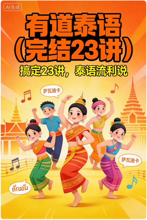 有道泰语(完结23讲), 有道泰语(完结23讲) 有道泰语(完结23讲), 有道泰语(完结23讲)