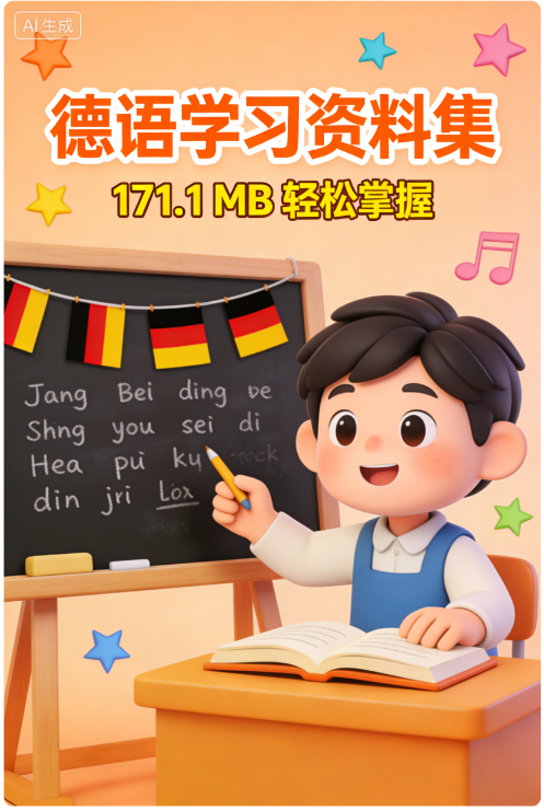 德语学习文档资料集 【171.1 MB】