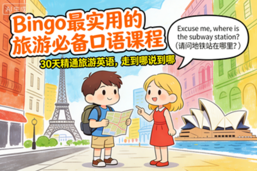 Bingo最实用的旅游必备口语