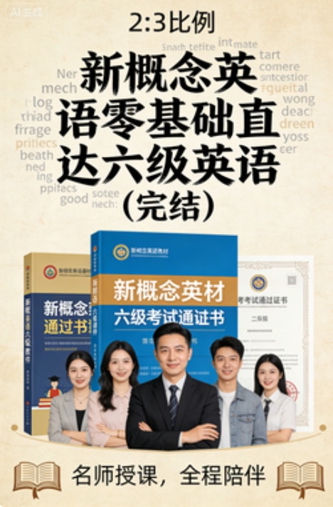 新概念英语零基础直达六级英语（完结）