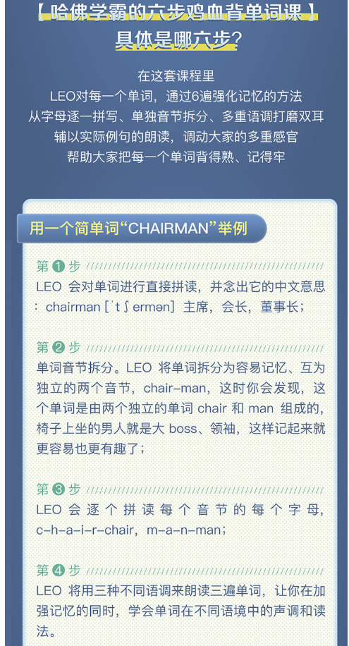 哈佛学霸的六步鸡血背单词课帮你重构单词记忆法则 哈佛学霸的六步鸡血背单词课帮你重构单词记忆法则