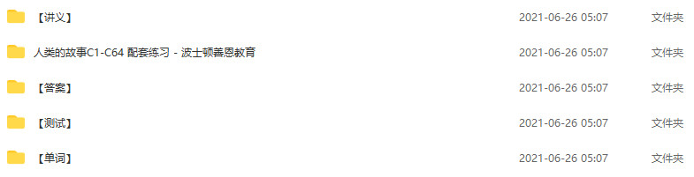 善恩英语《人类的故事》精讲课