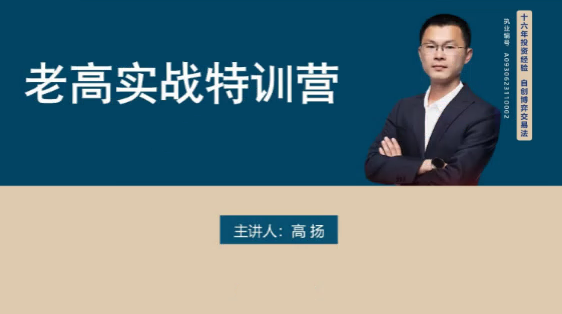 高扬股票博弈实战线下课第三期 老高投资实战