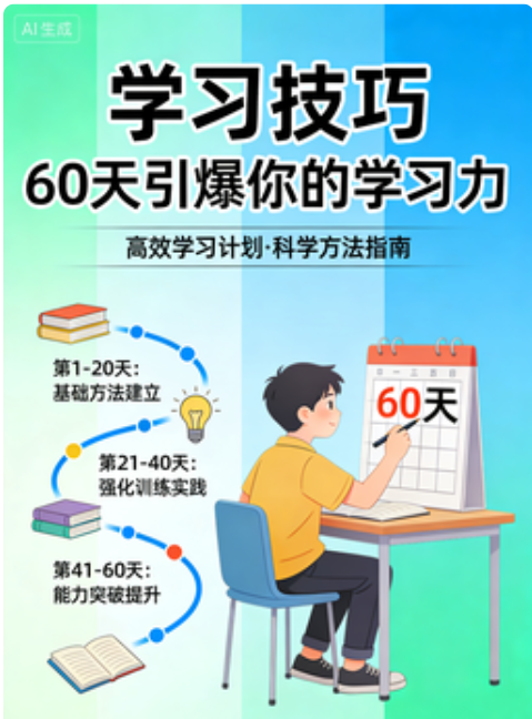 学习技巧 60天引爆你打学习力