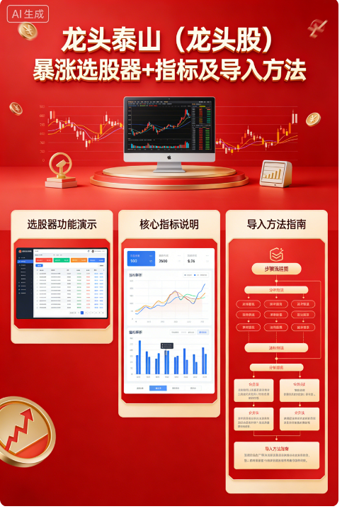 龙头泰山(龙头股)暴涨选股器+指标及导入方法 龙头泰山(龙头股)暴涨选股器+指标及导入方法