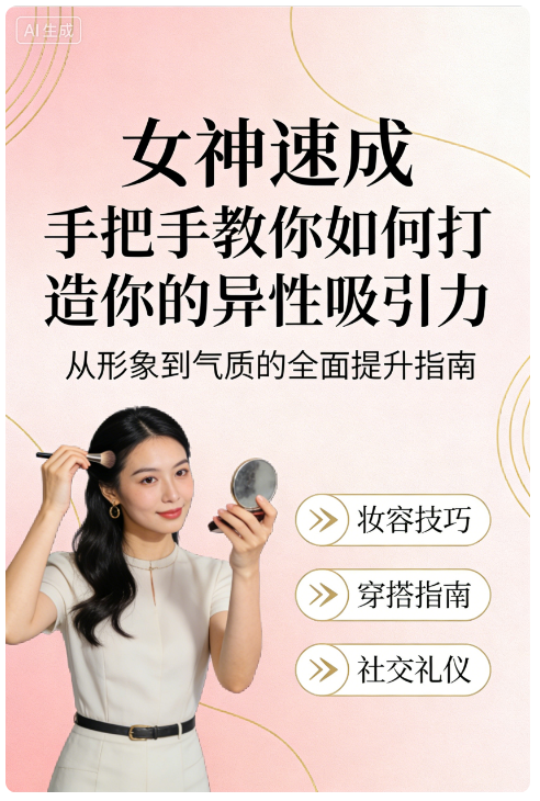 女神速成 手把手教你如何打造你的异性吸引力? 女神速成 手把手教你如何打造你的异性吸引力?