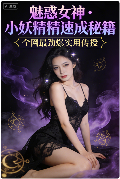魅惑女神 全网劲爆实用的小妖精精速成秘籍传授 魅惑女神 全网劲爆实用的小妖精精速成秘籍传授