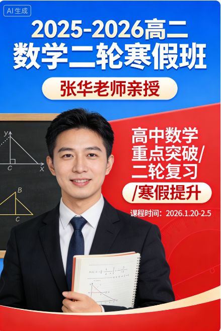 张华 高中数学 2025-2026高二数学 二轮寒假班
