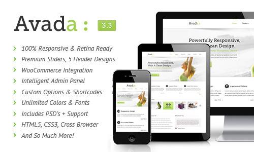 Avada WordPress企业主题模板_外贸产品展示模板_支持手机_最新版