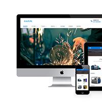 (带手机)html5工业机械电子产品通用类织梦模板下载源码 
