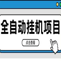 2024最新全自动挂机项目，收益稳定玩法，单机利润100+，小白必备