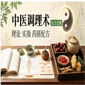中医调理术(女士合集)理论讲解实操手法药膳配方讲解入门到精通