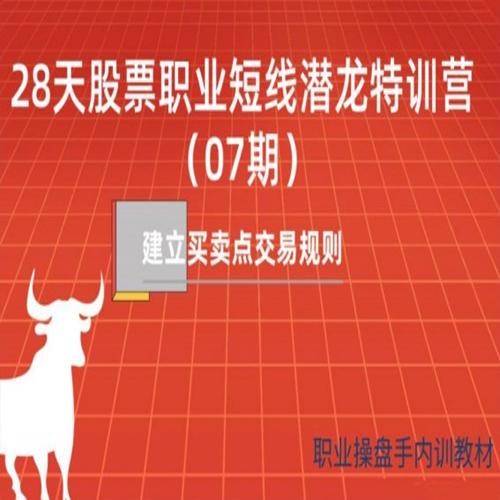 【天智一飞】一飞金融《28天股票职业短线潜龙特训营07期》－－建立买卖点交易规则