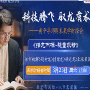 财学堂黄平240323果学财经会《择龙而栖~稳重求精》