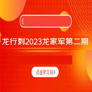 【龙行刺】龙空龙 2023龙家军第二期（1-3月）