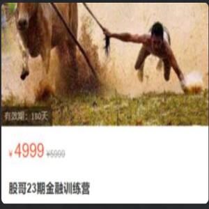 股哥训练营 只会炒股第23期2022.2