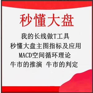 秒懂大盘牛市推演长线做T工具波浪理论MACD空间循环理论