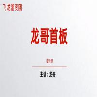 飞龙游资团 龙哥首板密训课 首板战法