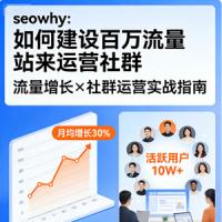 seowhy 如何建设百万流量站来运营社群