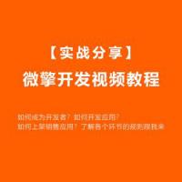 微擎教程微擎二次开发新手视频教程, 入门到实战到上架发布一天学会微擎二开