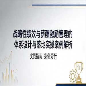 战略性绩效与薪酬激励管理的体系设计与落地实操案例解析