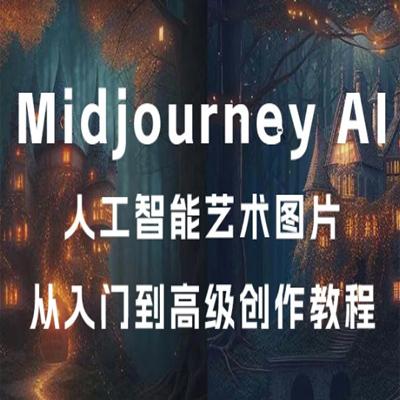 Midjourney AI 人工智能艺术图片从入门到高级创作教程，中英字幕（33节课）