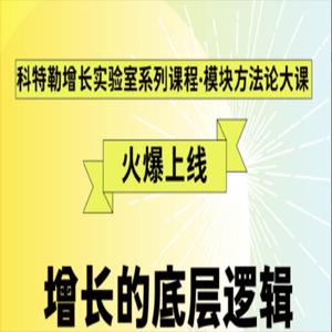 《增长的底层逻辑》科特勒增长实验室系列课程·模块方法论大课