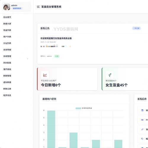 抽女神女友盲盒取纸条系统 v5