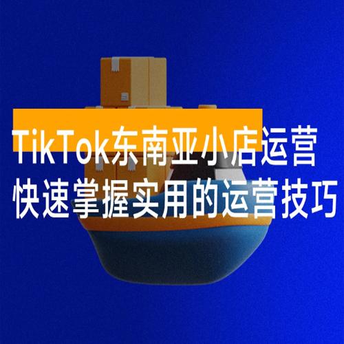 TikTok 东南亚小店运营，TK 跨境小店教程让学员能快速掌握实用的运营技巧