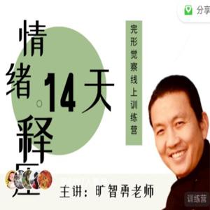 旷智勇 情绪释压14天——完形觉察线上训练营