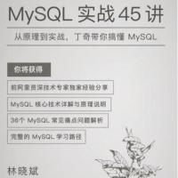 《MySQL 实战 45 讲》,从原理到实战，阿里技术专家带你搞懂 MySQL-极客时间