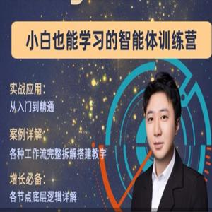 大宇AI智能体教学，工作流智能体搭建实操，从0到1全通课程