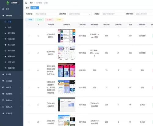 博客小程序资源站小程序源码带流量主，积分系统，积分商店 含项目源码无加密可二开+数据库脚本+教程文档