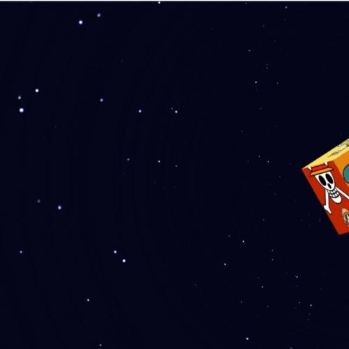 HTML3D立方体旋转相册源码 源码使用Canvas结合jQuery实现页面星星的动态背景，分别控制