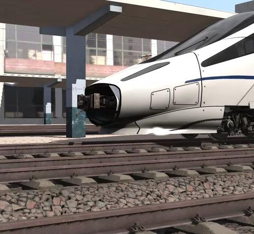 模拟火车TRS19/22插件。CRH5A 5066，虚拟物品不退不换