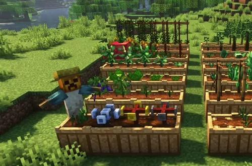 Minecraft插件—CustomCrops [全版本] 插件功能: 1.肥料系统 2.温室系统