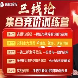 唐银龙(唐三线)三线论集合竞价训练营公开课