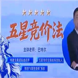 钱坤大学堂巴特尔五星竞价法强基课集合竞价课程+资料指标