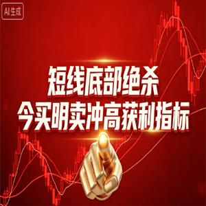 【短线底部绝杀】超短盈利指标电脑手机均可使用，无未来函数