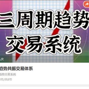 独家趋势共振交易体系，三周期趋势交易系统