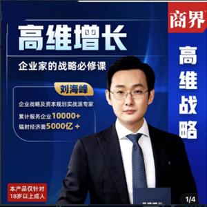 刘海峰高维增长：企业家的战略必修课_新版 （20节）