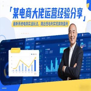 某电商大佬运营经验分享，最新系统电商实战玩法，跳出低毛利实现高效盈利（更新）